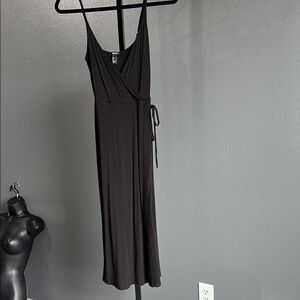 Elegant Black Wrap Dress